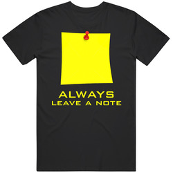 Always Leave A Note Arrested Development Mens Vintage T Shirt
