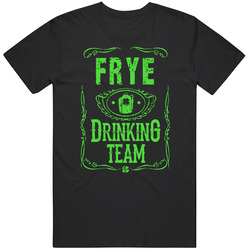 Frye Irish Drinking Team Whiskey Beer Custom Last Name St Patricks Day Mens Vintage T Shirt