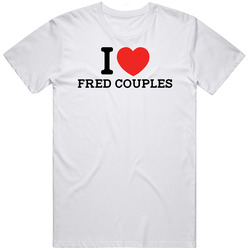 Classic I Heart Fred Couples Popular Golf Player Fan Mens Vintage T Shirt