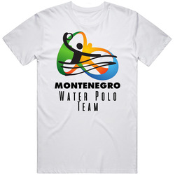 Montenegro Water Polo Team Rio 2016 Olympic Event Logo Mens Vintage T Shirt