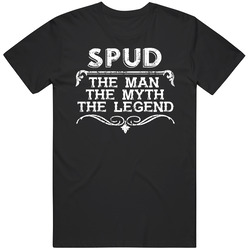 Spud Man Myth Legend Vintage Grunge Style Cool Name Mens Vintage T Shirt