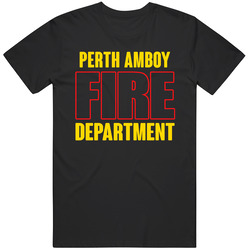 Perth Amboy Fire Department Personalized City Mens Vintage T Shirt