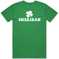Sheridan Irish Town City Illinois Mens Vintage T Shirt