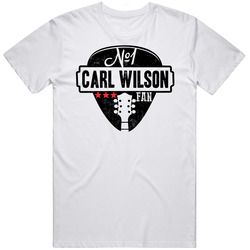 Number One Carl Wilson Legendary Guitarist Bass Guitar Player Fan Mens Vintage T Shirt