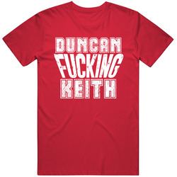 Duncan Keith Fcking Chicago Hockey Sports Athlete Fan Mens Vintage T Shirt