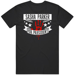 Sasha Parker For President Horror Film Grave Encounters Movie Mens Vintage T Shirt