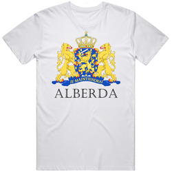 Alberda Dutch Last Name Surname Holland Netherlands Coat Of Arms Mens Vintage T Shirt