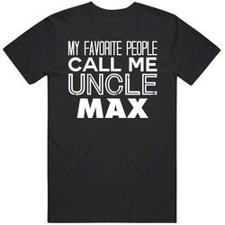 Favorite Uncle Max Trendy Cool Name Mens Vintage T Shirt