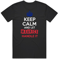 Keep Calm And Let Maurice Handle It French Name Mens Vintage T Shirt