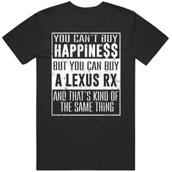 You Can't Buy Happiness Lexus Rx Heart Car Lover Mens Vintage T Shirt