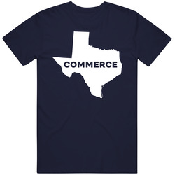 Commerce Texas Custom City Patriotic Usa Mens Vintage T Shirt