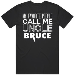 Favorite Uncle Bruce Trendy Cool Name Mens Vintage T Shirt