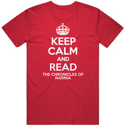 Keep Calm And Read The Chronicles Of Narnia Book Mens Vintage T Shirt