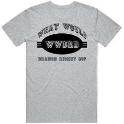 What Would Branch Rickey Boston Red Do Wwjd Parody Hall Of Fame Mens Vintage T Shirt