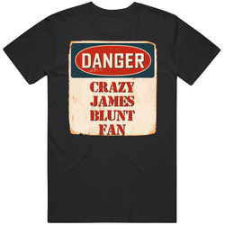 Crazy James Blunt Fan Music Artist Vintage Sign Mens Vintage T Shirt