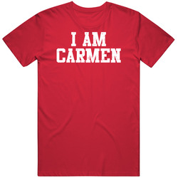 I Am Carmen If Lost Return To Husband Wife Couple Funny Valentines Gift Mens Vintage T Shirt