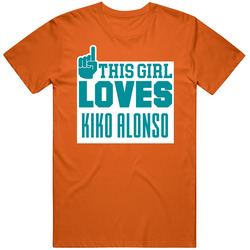 This Girl Loves Kiko Alonso Miami Football Team Fan Mens Vintage T Shirt