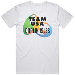Carlin Isles Usa Rio Olympics 2016 Logo Mens Vintage T Shirt