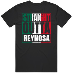 Straight Outta Reynosa Mexican City Mexico Grunge Parody Mens Vintage T Shirt
