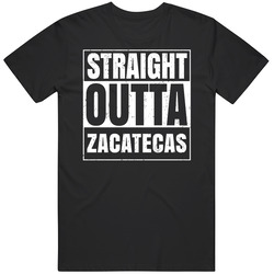 Straight Outta Zacatecas Mexico Compton Parody Grunge City Mens Vintage T Shirt