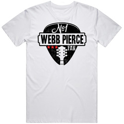 Number One Webb Pierce Legendary Guitarist Bass Guitar Player Fan Mens Vintage T Shirt
