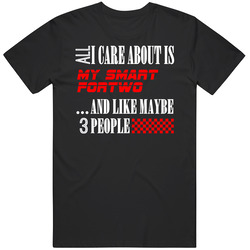 All I Care About Is Smart Fortwo Car Lover Cool Funny Mens Vintage T Shirt