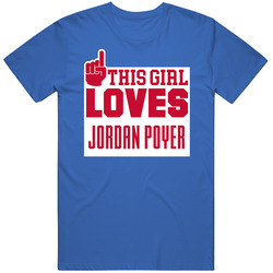 This Girl Loves Jordan Poyer Buffalo Football Team Fan Mens Vintage T Shirt