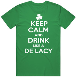 Keep Calm And Drink Like An De Lacy Irish Parody Mens Vintage T Shirt