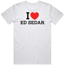 I Heart Ed Sedar Milwaukee Baseball Player Classic Mens Vintage T Shirt