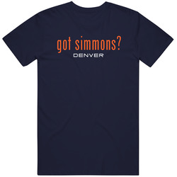 Got Justin Simmons Denver Football Player Funny Fan Mens Vintage T Shirt
