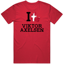 I Love Viktor Axelsen Denmark Badminton Olympics Mens Vintage T Shirt