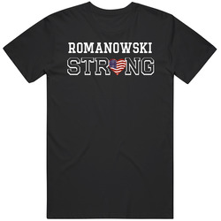 Romanowski Strong American Pride Family Last Name Cool Mens Vintage T Shirt