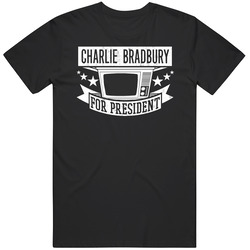 Charlie Bradbury For President Supernatural Tv Show Series Mens Vintage T Shirt