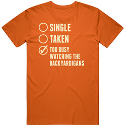 Single Taken Watching The Backyardigans Mens Vintage T Shirt