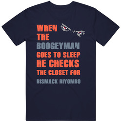 Bismack Biyombo Charlotte North Carolina Boogeyman Mens Vintage T Shirt