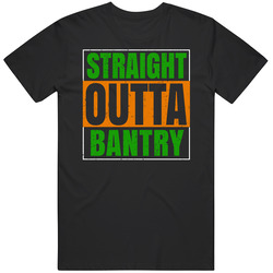 Bantry Town City Irish Ireland St Patrick's Day Straight Outta Compton Mens Vintage T Shirt