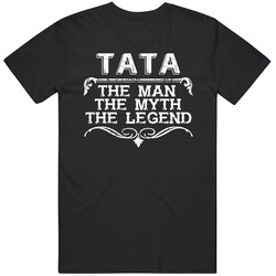 Tata The Man The Myth The Legend Dad Father's Day Spanish Mens Vintage T Shirt
