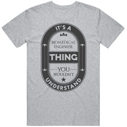 Its A Biomedical Engineer Thing Cool Beer Label Inspired Job Mens Vintage T Shirt