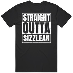 Straight Outta Sizzlean Food Compton Parody Mens Vintage T Shirt