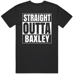 Straight Outta Baxley Georgia City Compton Parody Grunge Mens Vintage T Shirt
