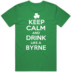 Keep Calm And Drink Like An Byrne Irish Parody Mens Vintage T Shirt