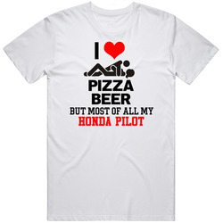 I Love Me, Myself And My My Honda Pilot Cars Mens Vintage T Shirt
