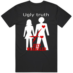 Ugly Truth Girlfriend Funny In Love With Jeep Wrangler Parody Mens Vintage T Shirt
