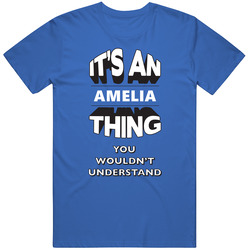 Its An Amelia Thing Fun Graphic Personalized Name Mens Vintage T Shirt