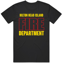 Hilton Head Island Fire Department Personalized City Mens Vintage T Shirt