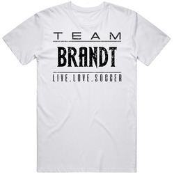 Julian Brandt Live Love Germany World Cup 2018 Soccer Lovers Mens Vintage T Shirt