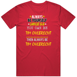 Tim Ohlbrecht Texas Always Be Yourself Basketball Mens Vintage T Shirt