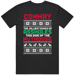 Conway Jolliest Bunch Of Assholes Christmas Vacation Custom Family Holiday Gift Mens Vintage T Shirt