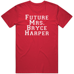 Future Mrs Bryce Harper Funny Washington Baseball Mens Vintage T Shirt