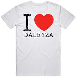 I Love Daleyza Heart Valentines Day Name Mens Vintage T Shirt